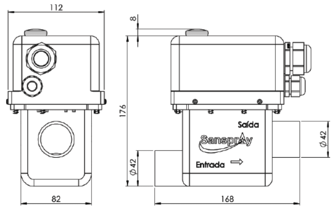 Imagens Dimensões do produto