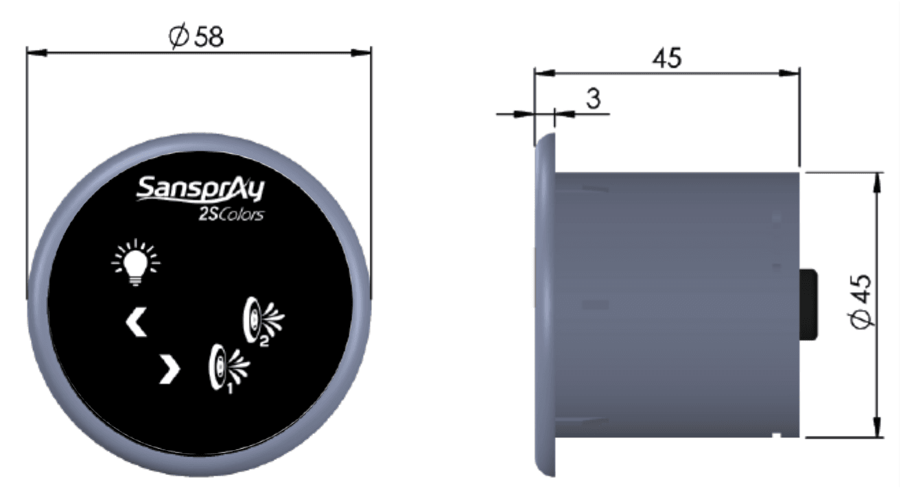 Imagens Dimensões do produto