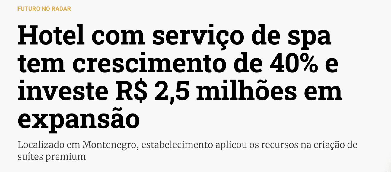 Depoimentos do impacto dos benefícios da hidromassagem